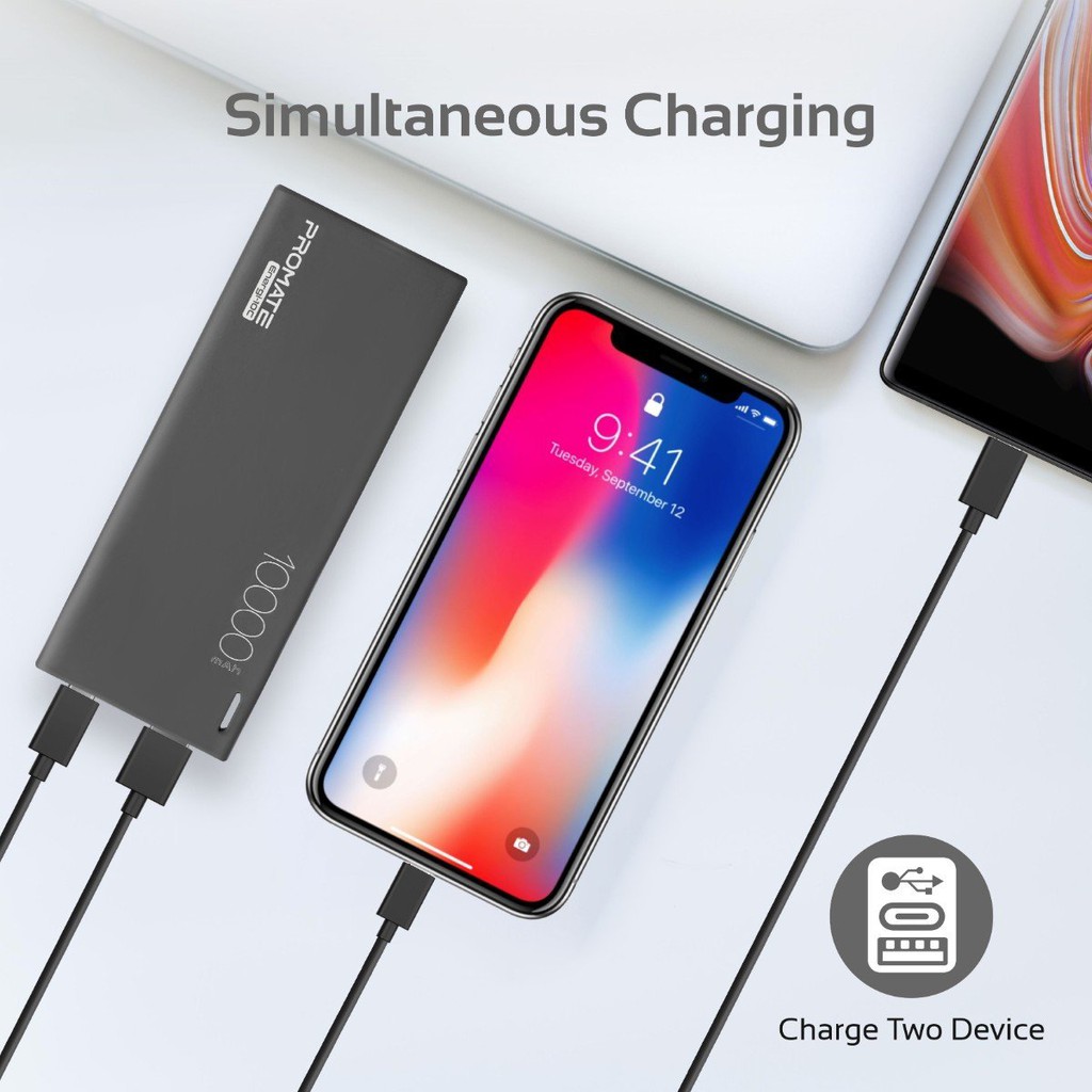 Power Bank Fast Wireless QI Powerbank Quick Charge Charging Murah Android Samsung Vivo Oppo PROMATE