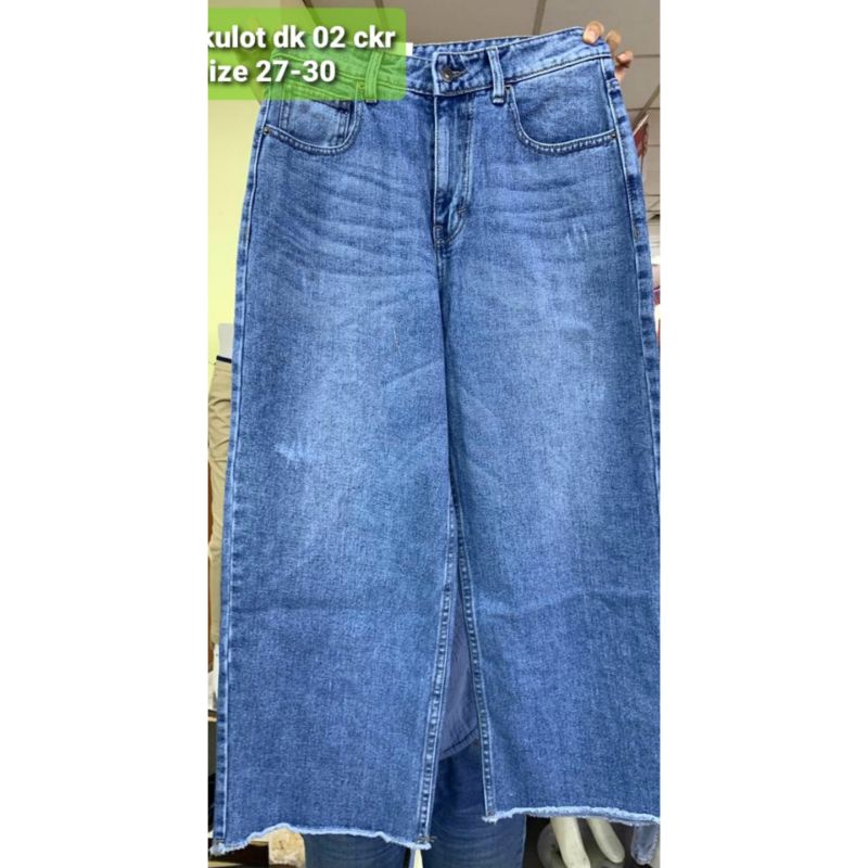 kulot Zara bahan jeans