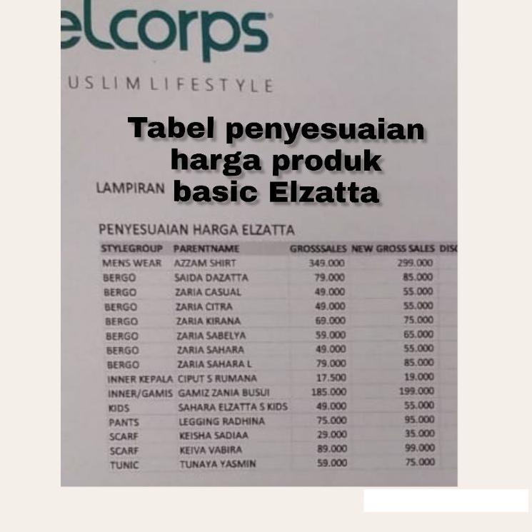 ➻ BERGO ELZATTA ZARIA CASUAL HIJAB INSTANT JILBAB POLOS KERUDUNG OLAHRAGA SENAM BERSEPEDA SPORT ◊