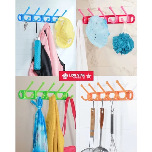 Kapstok Lion Star Gantungan Baju Cantolan Hanger GB-1 Tempel Pintu Kamar Kapstok Plastik Murah