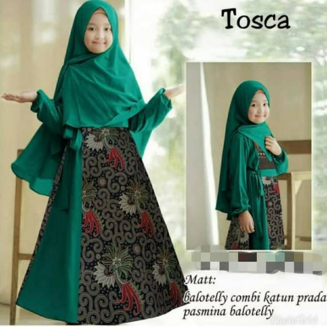 Smart Batik Prada | Gamis Anak Muslimah