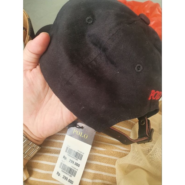 original polo cap nintendo - preloved black