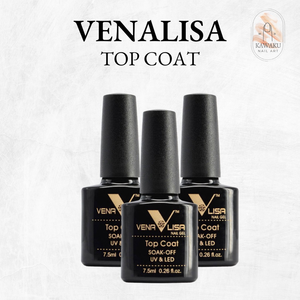 Venalisa Essential Primer / Base Coat/ Top Coat / Tempered/ Matte 7,5 ml UV LED Kutek Gel Polish