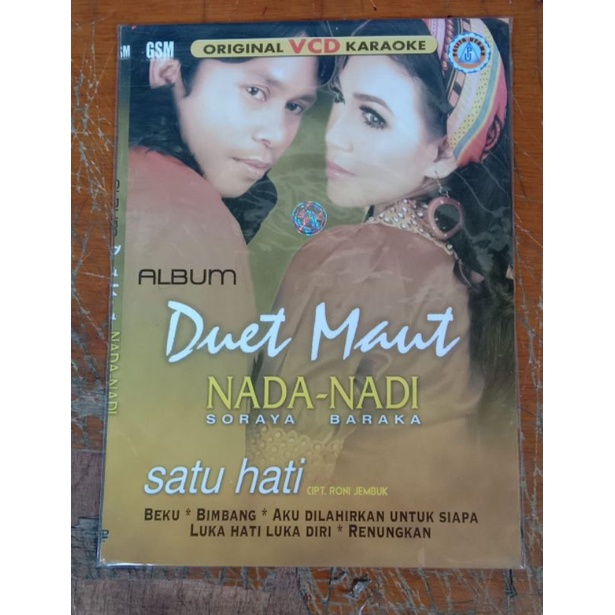 Kaset Vcd Original lagu Album duet maut  Nada-nadi