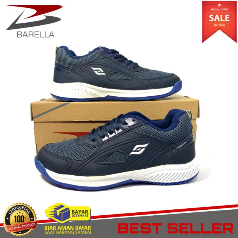 BARELLA sepatu pria badminton-sneaker kasual sport