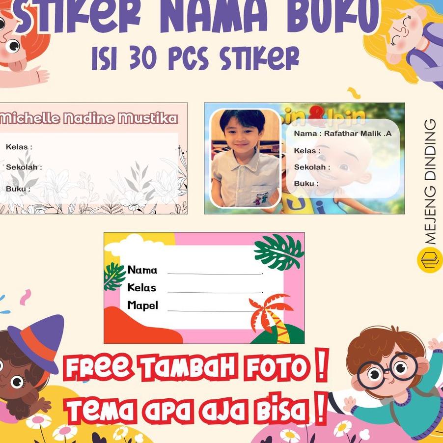 

NEW PRODUCT !!! 8.8 (ISI 30 PCS) STIKER LABEL MATA PELAJARAN (MAPEL) Sticker Label Nama Buku Aestetic | Custom Nama | Perlengkapan Sekolah Stiker Label Buku Pelajaran Custom Free Desain isi 40 pcsLABEL BUKU SEKOLAH ANAK CUSTOM UNTUK ANAK LAKI-LAKI [KODE 9