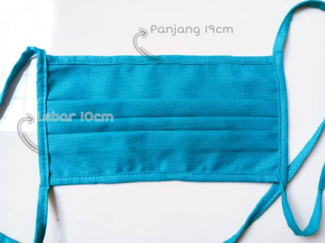 Masker Kain Murah 2 Lapis Bahan Katun Bangkok Lapis Tricot Import