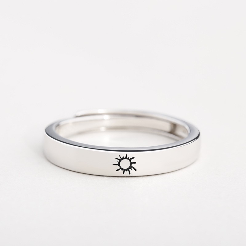 Cincin Untuk titanium wanita couple perak korea ring cincin anti karat pria