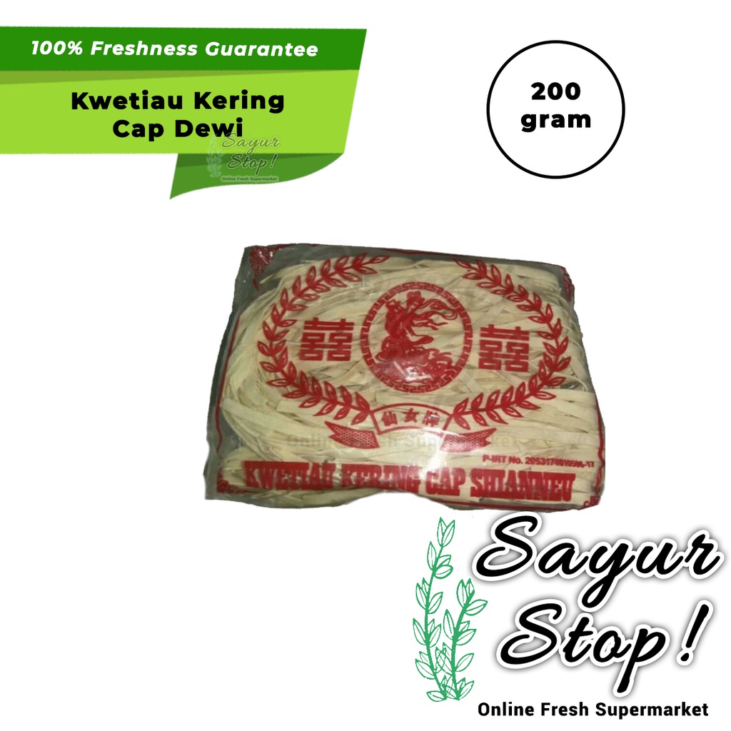 

Sayur Stop Kwetiau Kering Cap Dewi 200 gram
