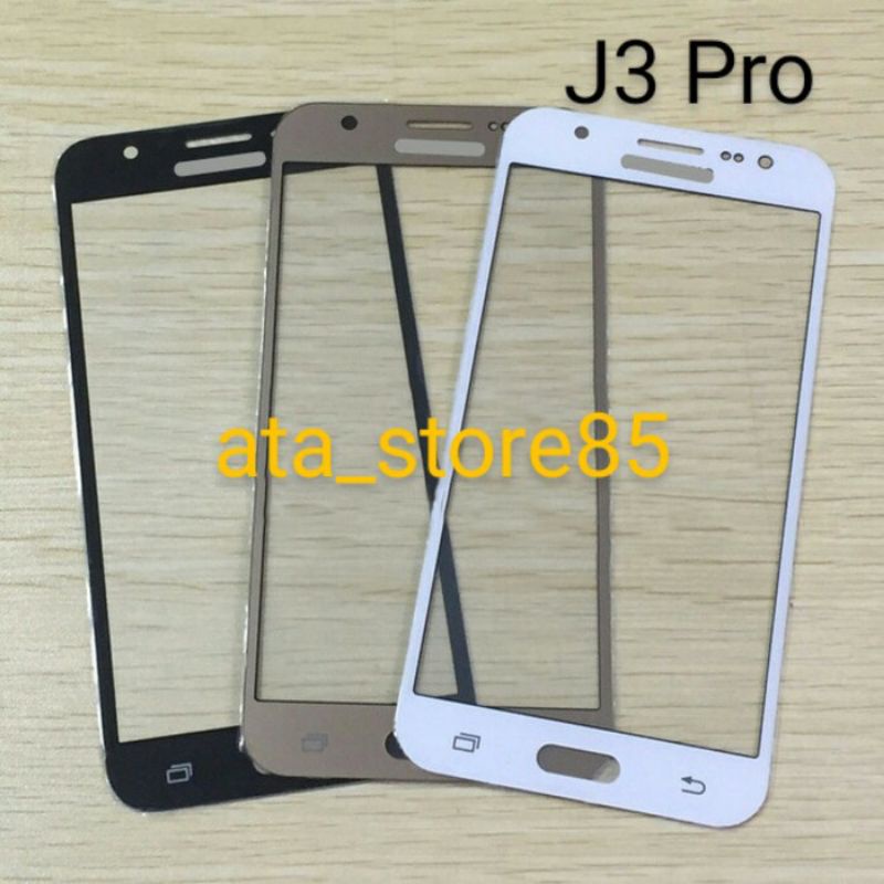 Kaca Depan TS TC Touchscreen Glass LCD Samsung J3 Pro Original