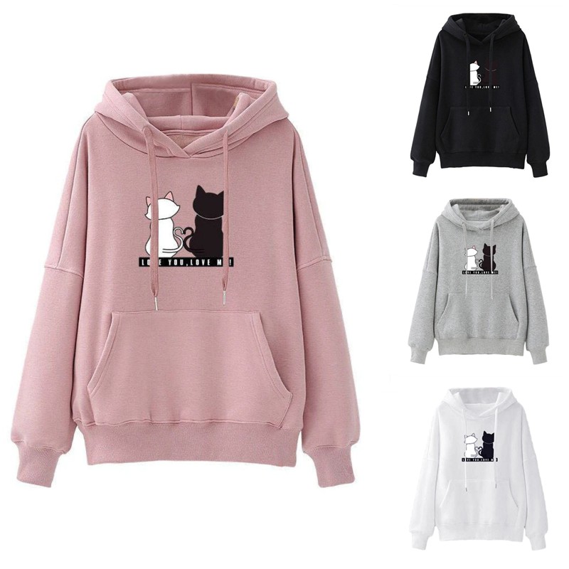 Sweater Hoodie Jaket Jacket Oversize Motif Wanita Cewek Perempuan Remaja Dewasa Kekinian Import Adem