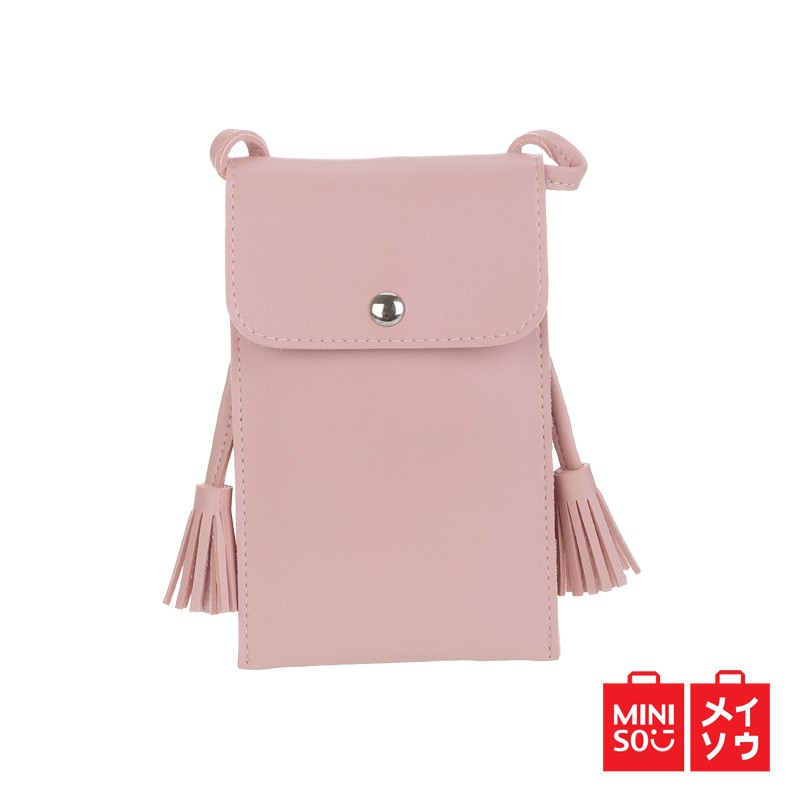 Miniso Official Cellphone Pouch with Tassels Shopee 