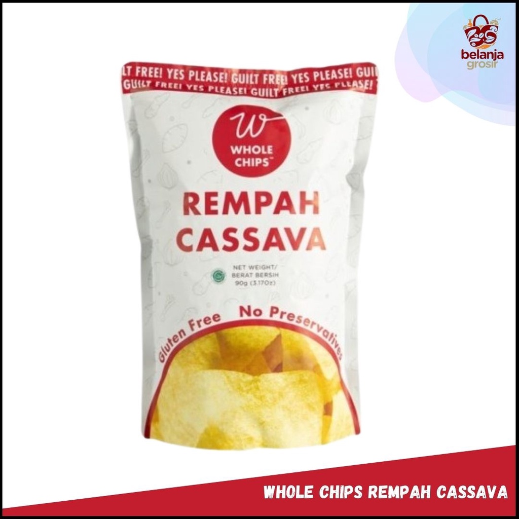 

Keripik Singkong Organic Whole Chips Rempah Cassava 90gr
