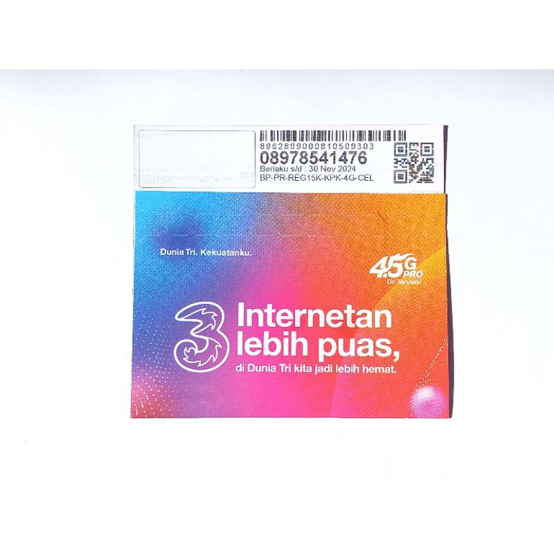 Kartu Perdana Tri Kosong