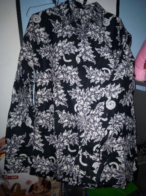 Kemeja Batik Pria Modern Lengan Panjang Casual Modis Slim Fit Trendy Masa Kini Ol 162