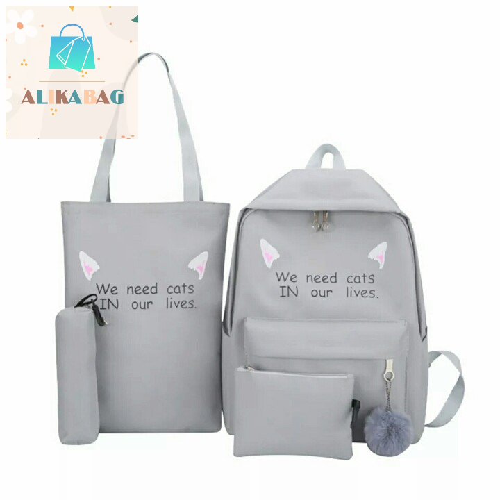 ALIKA BAG - Tas Ransel Sekolah Anak Perempuan OurCat Backpack School