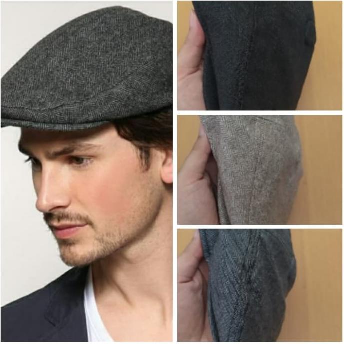 [[COD]] Topi Flat Cap Wool / Newsboy Hat GRATIS ONGKIR Kode 692