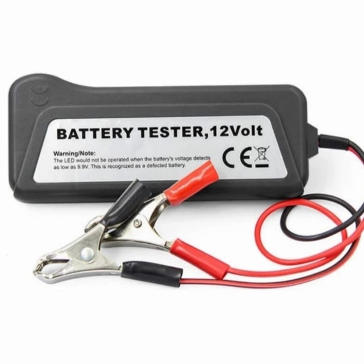 Alat Cek Aki Alat Tester Baterai Digital 12V 6 LED Mobil Motor Test Battery ACCU Volt Tester