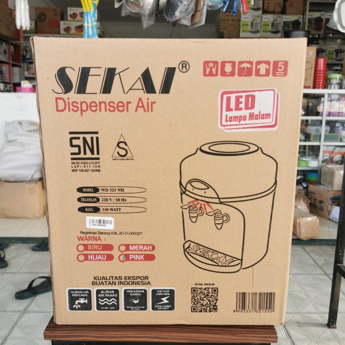 SEKAI Water / Galon Dispenser Portable WD 321 NH TERMURAH ORIGINAL