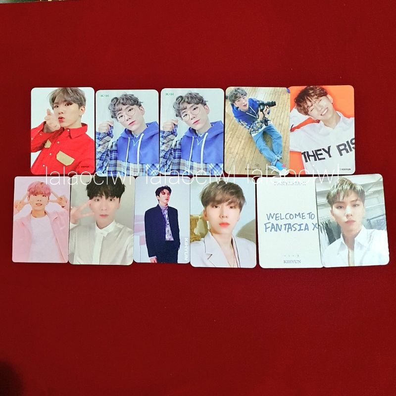 Monsta X - Kihyun Photocard PC Connect Ayt Benefit Follow TTG Fatal Love Standee Lyric Book