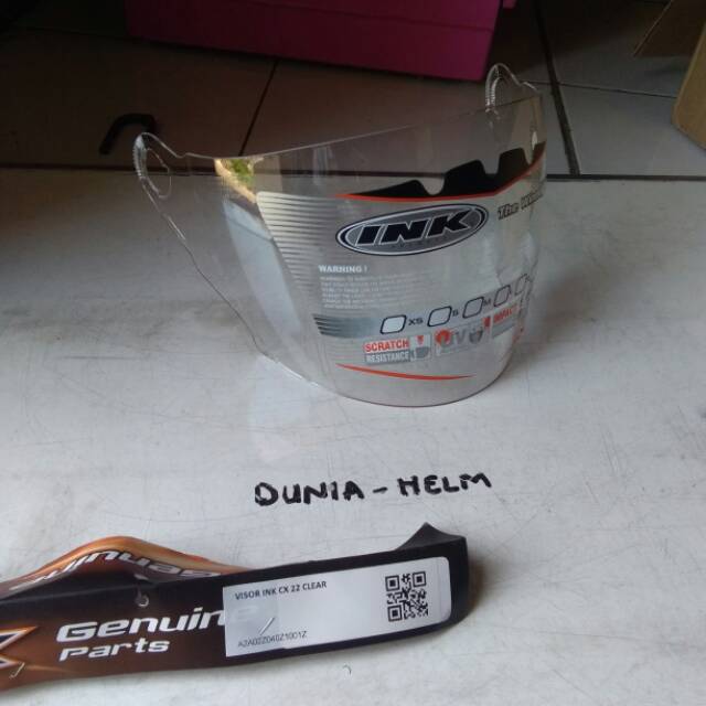 Kaca helm ink cx22 cx23 cx390 kyt 2vision clear ori ink