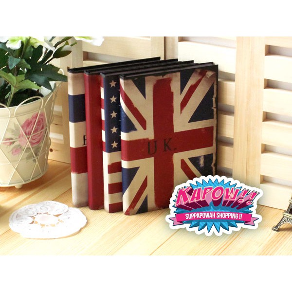 

BIG FLAG VINTAGE NOTE BOOK - BUKU CATATAN BENDERA BESAR