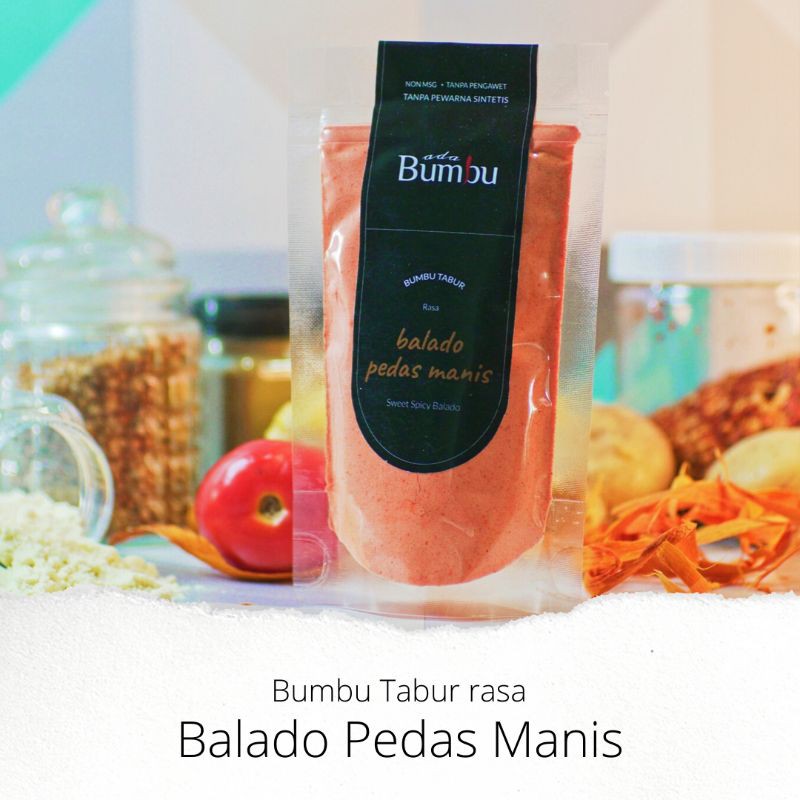 

Balado Pedas Manis BUMBU TABUR GOLDEN AROMA FOOD INDONESIA GAFI