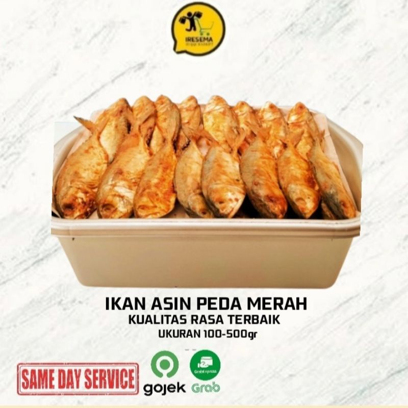 

IKAN PEDA ASIN PEDA MERAH SUPER 100-500gr/ IKAN PEDA MERAH/ IKAN ASIN