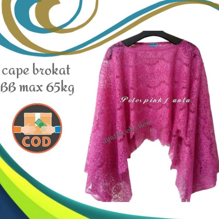 KTS ATASAN KEBAYA CAPE BRUKAT OUTER BROKAT BRUKLAT MODERN KONDANGAN WANITA BORKAT KEBAYA REMAJA WG7H