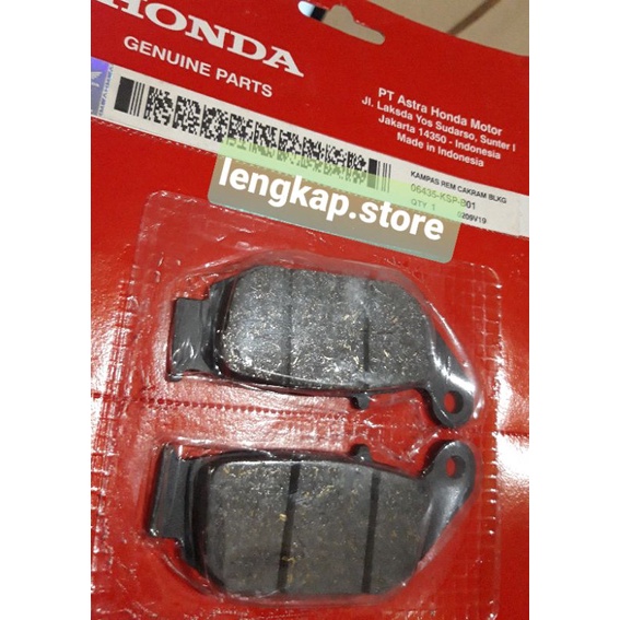 DISPAD / KAMPAS REM BELAKANG MEGA PRO CBR 150  06435-KSP-B01