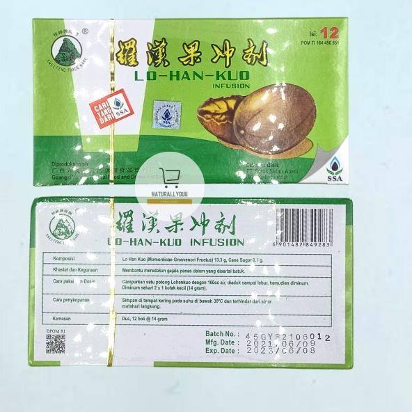 

(nkcu -51) Luo Han Kuo / Lo Han Kuo Infusion Luohankuo Luohanguo Instant isi 12 474JCZQ