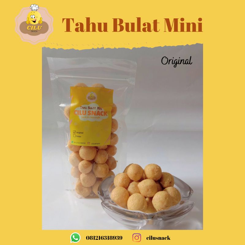 

[TAHU BULAT MINI] Tahu Bulat Mini Kering dari Cilu Snack | Original