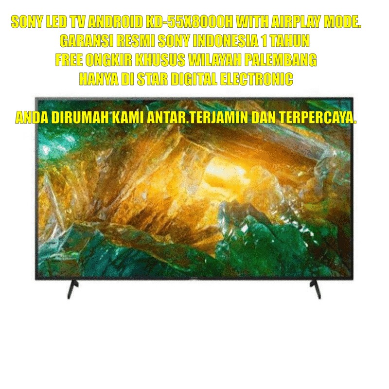 SONY LED TV ANDROID 4K KD-65X8000H