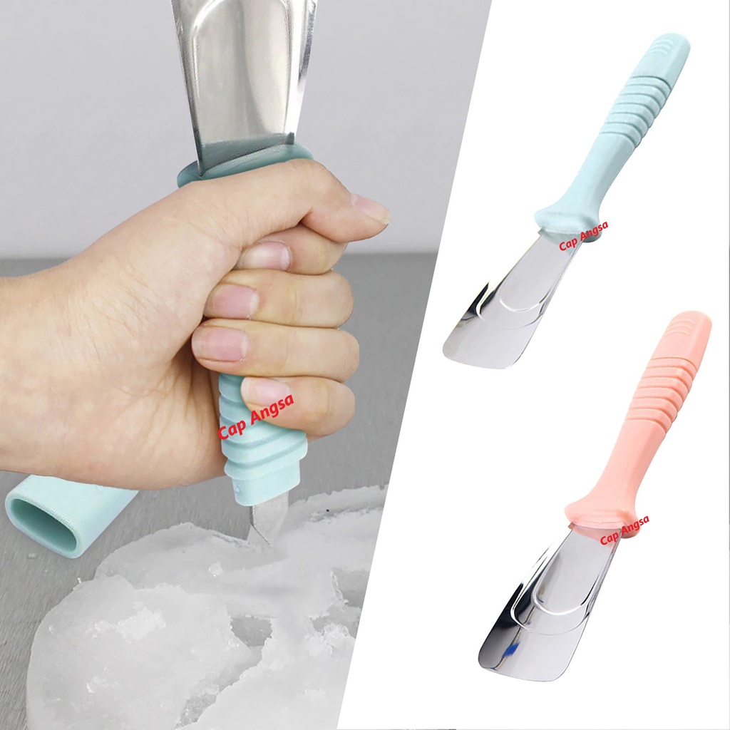 ICE SHOVEL ALAT KERUK SCOOP SCRAPER SCRAPPER BUNGA ES ICEPICK BREAKER PENGHANCUR CRUSHER PEMECAH TUSUKAN 2in1 SEROKAN SKOP  PENGERUK BUNGA ES