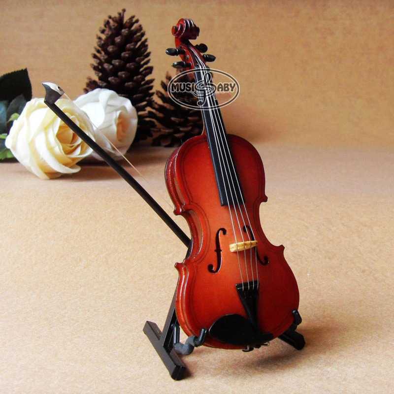 Miniatur Biola Violin Instrument Decoration 10cm