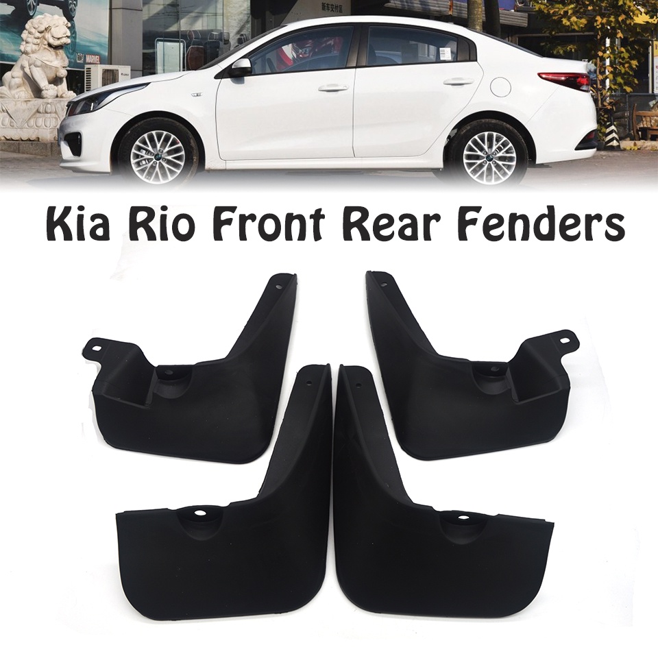 1 Set Mud Flap Pelindung Splash Untuk Mobil KIA RIO 4 Pintu LX SX 2006 2007 2008 2009 Fender