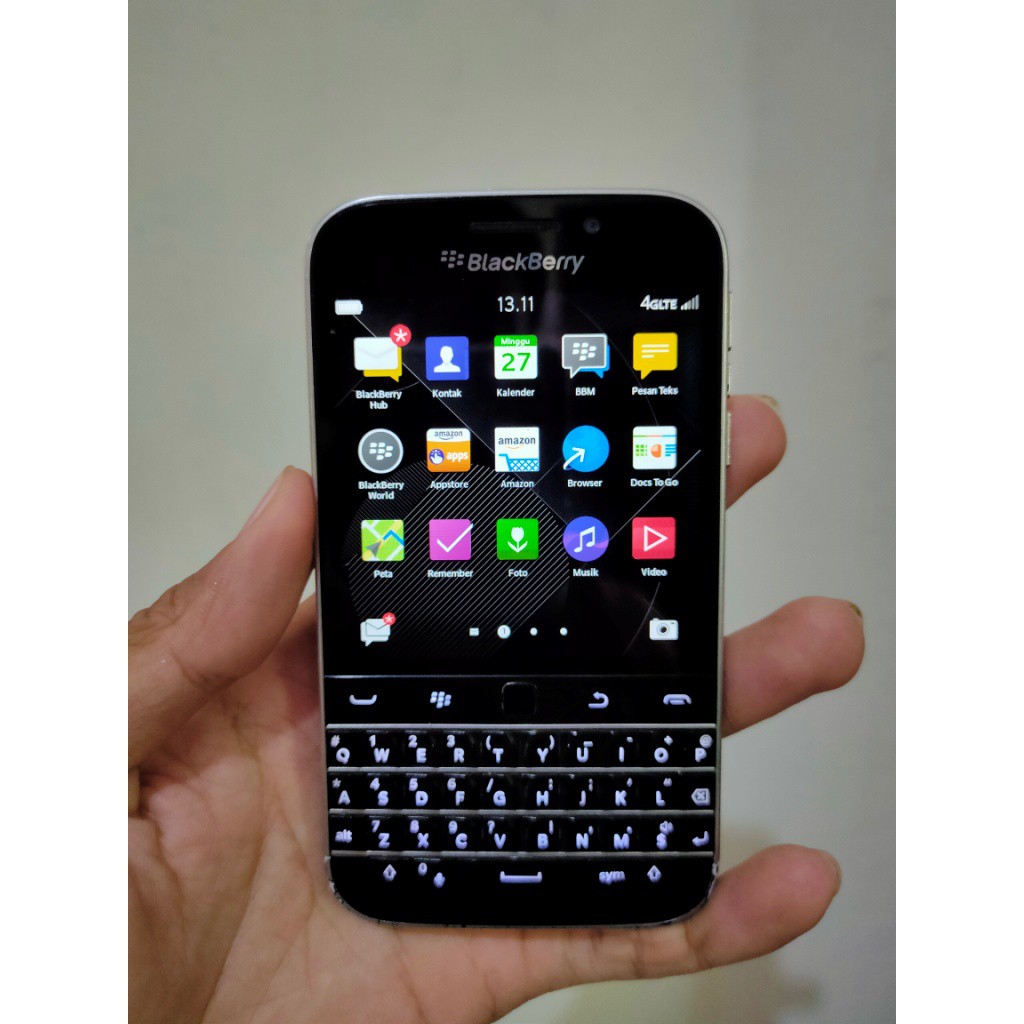 Blackberry Classic BB Q20 4g Bekas
