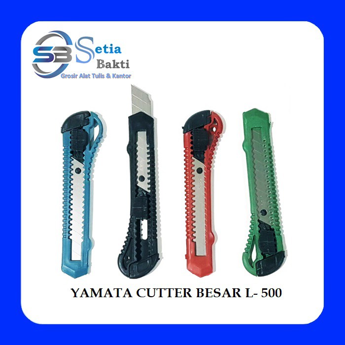 

YAMATA Pisau Cutter Besar L - 500 - 12 Pcs