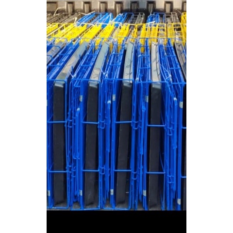 Kandang Kucing Tingkat 4 XXL. uk 130x90x55. bahan besi tebal-Biru