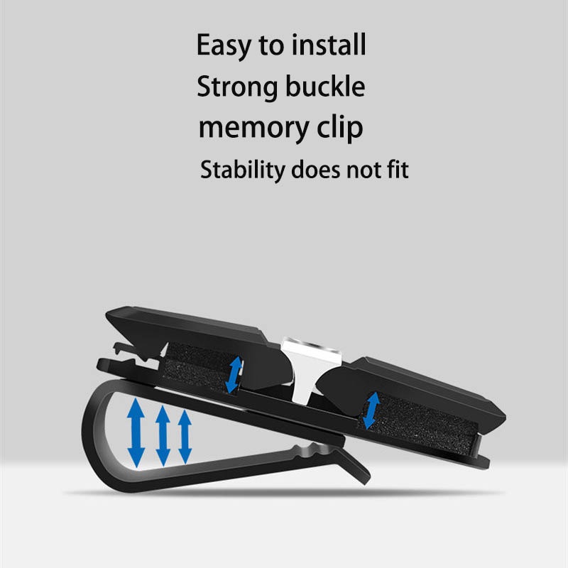 Auto sunglasses visor clip holder Klip holder Tempat Klip Kacamata Hitam sunglasses universal multi Fungsi Kartu Tiket interior Mobil