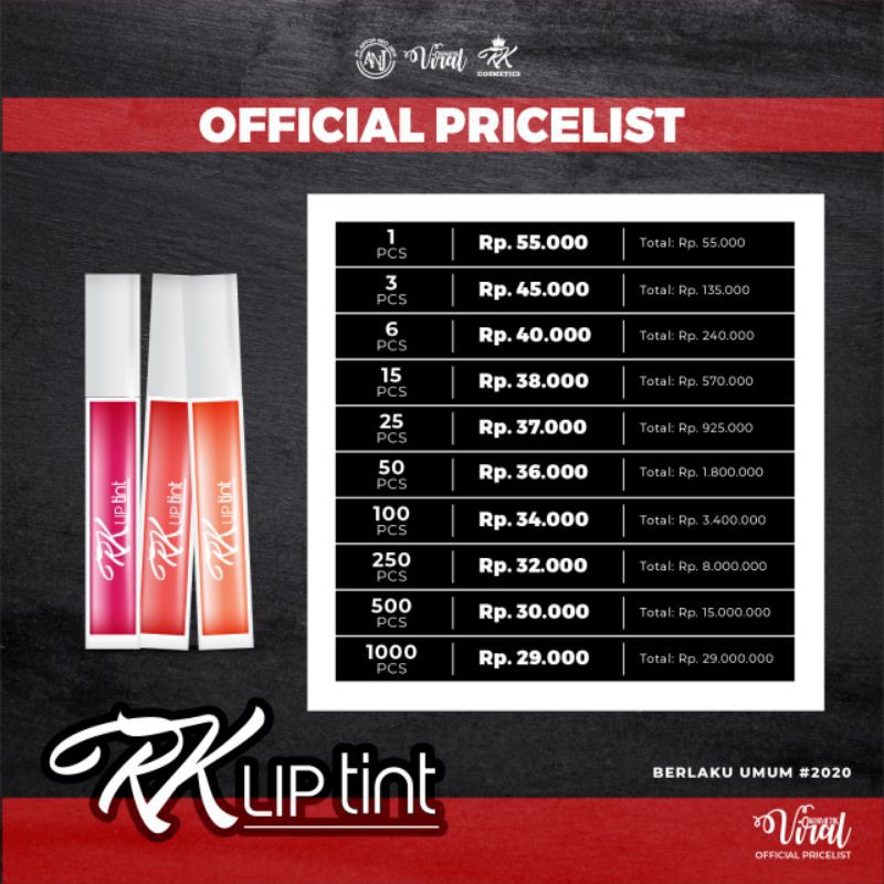 rk liptint kosmetik viral
