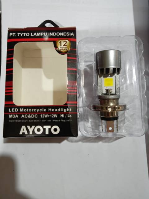 BOLAM/BOHLAM LAMPU LED 12W M3A H4 AC/DC VIXION.BYSON.CB150R.NINJA R/RR