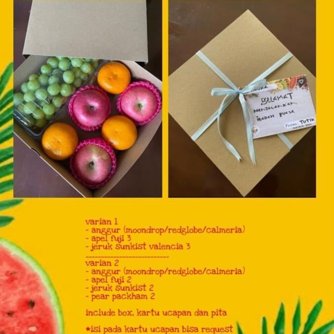 

Parcel Lebaran (Paket A Parcel Lebaran Isi Buah Segar)