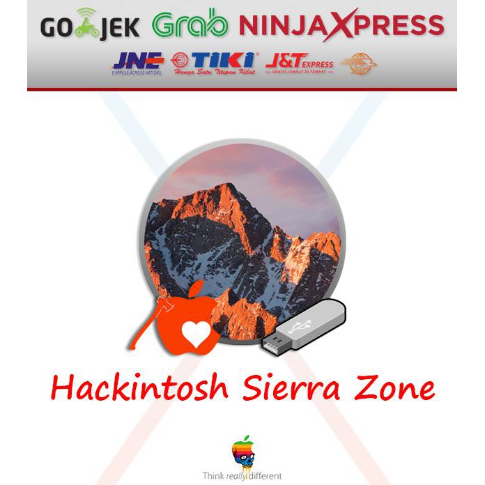 Gratis Ongkir Installer Bootable Distro Mac Os X Hackintosh Sierra Zone 16Gb + Bonus Sale