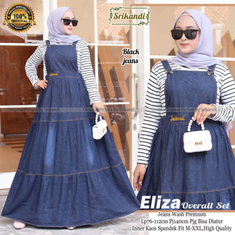 Eliza overall set jeans by srikandi