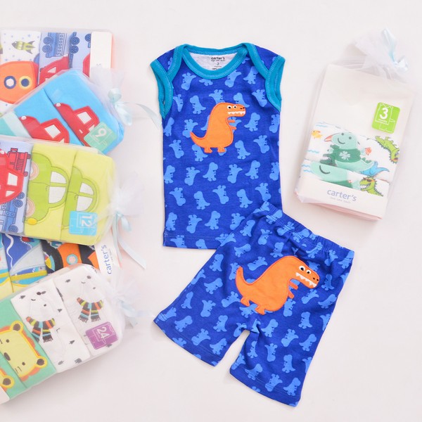 Setelan Bayi Kaos Kutung Laki Laki isi 2psg P037