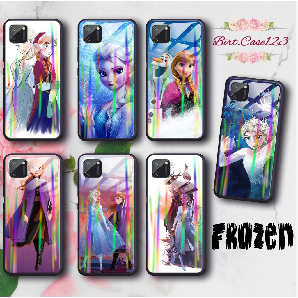 BC Case Gambar FROZEN back case glass aurora xiaomi redmi 4a 5a 6a 7a 8a 4x note4 note4x note5 ETC