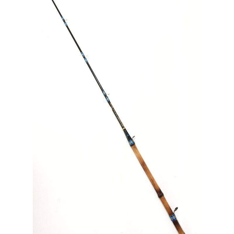 Joran Pancing Kolam Besutan Custom Jadi Fiber 150 cm Bambu Cendani