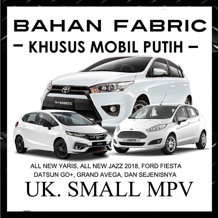 Cover Mobil Khusus Putih Ukuran Small MPV Jazz, Yaris, Ford Fiesta merek URBAN