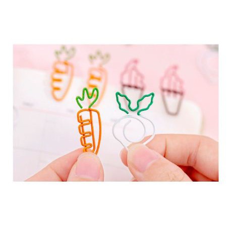 Paper clip bentuk sayuran / Klip Kertas / Klip Buku Bentuk Sayuran